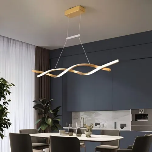 lustre-dore-design-eclairage-interieur